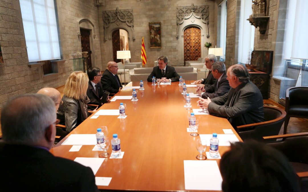 AUDIÈNCIA AMB EL MOLT HONORABLE PRESIDENT DE LA GENERALITAT DE CATALUNYA