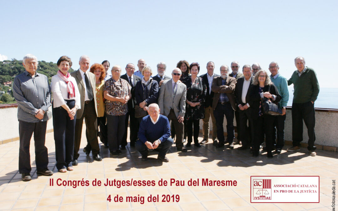 II CONGRÉS DE JUTGES/ESSES DE PAU DEL MARESME