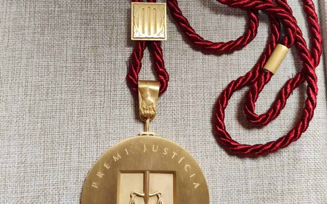 LLIURAMENT DEL PREMI JUSTÍCIA 2022 A L’ACPJ