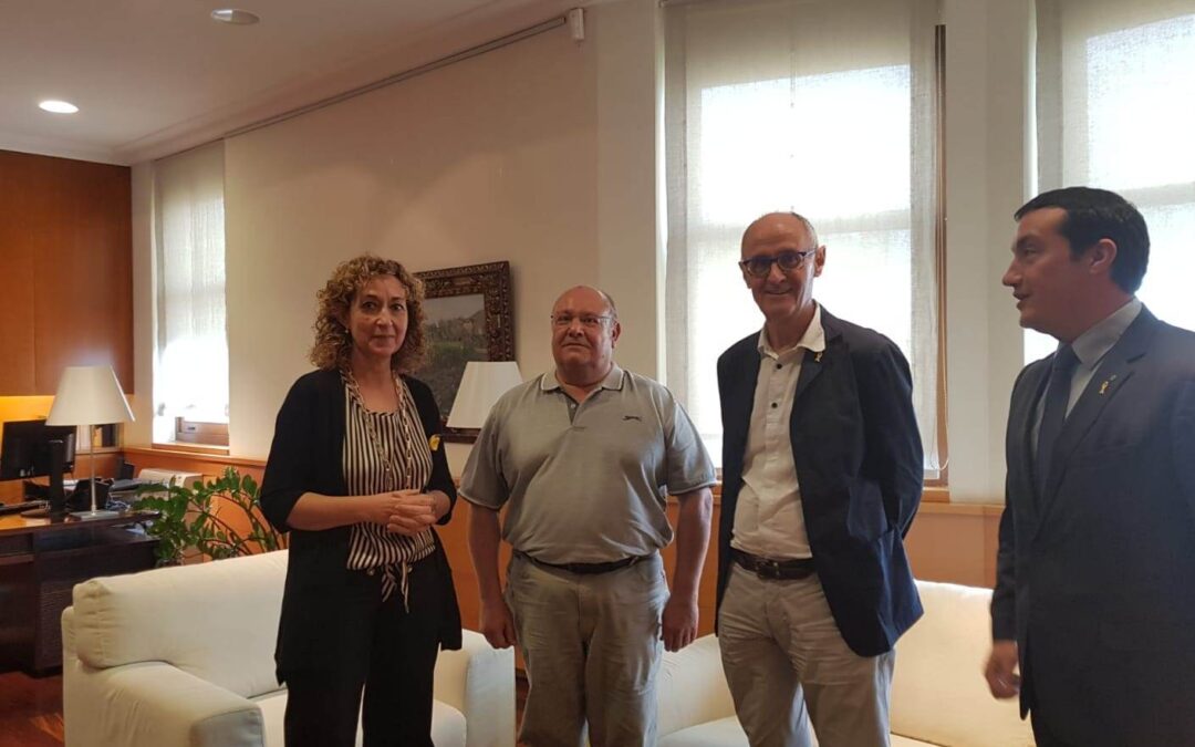 VISITA A LA CONSELLERA DE JUSTÍCIA