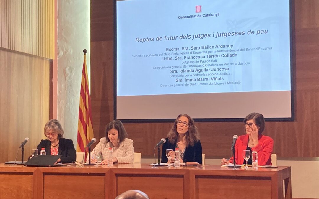 EL GOVERN DEFENSARÀ QUE ELS JUTGES DE PAU SIGUIN ELS CAPS DE LES NOVES OFICINES MUNICIPALS DE JUSTÍCIA