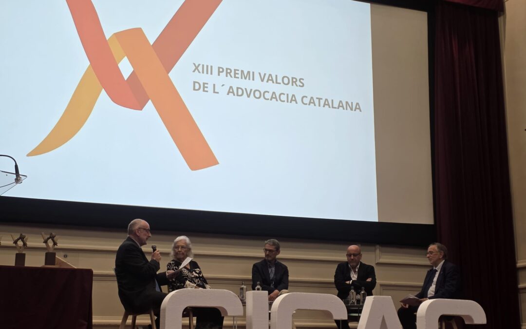 Assistència al XIII Premi “VALORS” de l’Advocacia Catalana 2026